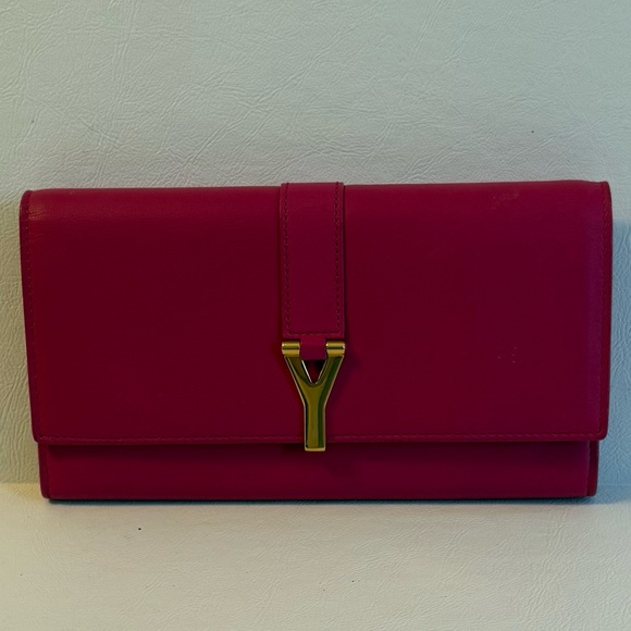 Yves Saint Laurent Pink Wallet - Picture 1 of 6